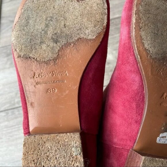 & Other Stories Rust Suede Leather Buckle Bootie - Picture 8 of 13